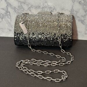 White House Black Market Rhinestone Ombre Clutch